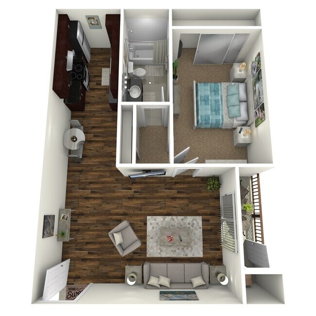 The Lagoon 56 floor plan